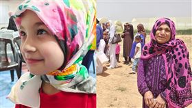  難民　絲巾（圖／翻攝自文茜的世界周報臉書）