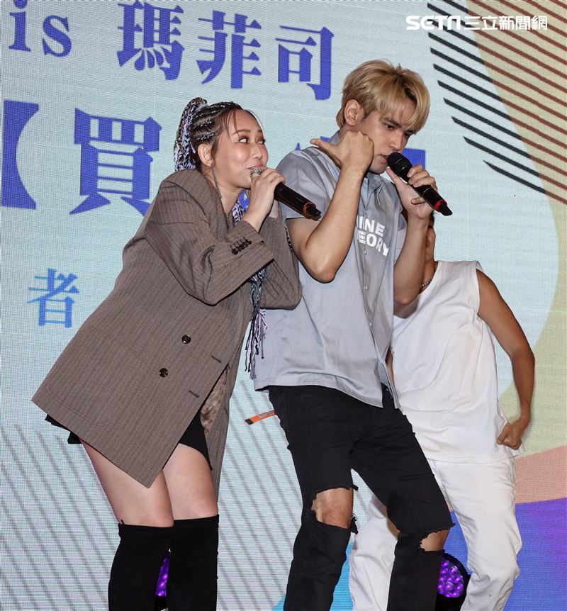 陳零九出席 Halo Mavis 瑪菲司同名EP「買爆它」記者會。（記者邱榮吉/攝影）