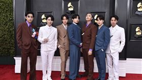 防彈少年團BTS。（圖／美聯社／達志影像）