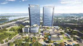 「臺北車站特定專用區E1E2街廓公辦都市更新案」。（圖／台北市住都中心提供）