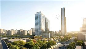 「臺北車站特定專用區E1E2街廓公辦都市更新案」。（圖／台北市住都中心提供）