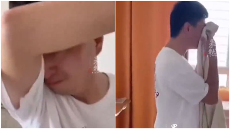 教兒子整年功課…爸見期末考成績哭了