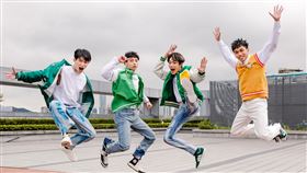 《原子少年》土星林煥鈞、唐立杰、曹家齊和陳水豐接受《三立新聞網》專訪。（圖／記者楊澍）
