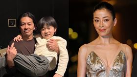 森田剛與男童星合照、宮澤理惠。（圖／翻攝自森田剛推特、美聯社／達志影像）