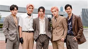 《原子少年》火星李哲言、李承隆、Max、陳峻廷和夏浦洋接受《三立新聞網》專訪。（圖／記者楊澍攝影）