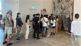 亞洲的地獄與幽魂,台南美術館,人潮爆滿