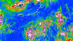 台灣南邊低壓區範圍可能會有熱帶系統或是熱帶擾動生成。（圖／翻攝自氣象局）