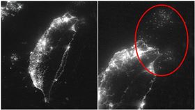NASA空拍台灣！海邊「整片星光」從哪來　鄭明典揭真相（圖／翻攝自鄭明典臉書）