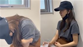 板野友美內視鏡照片中秀出「海獸胃線蟲」位置。（圖／翻攝自YouTube）