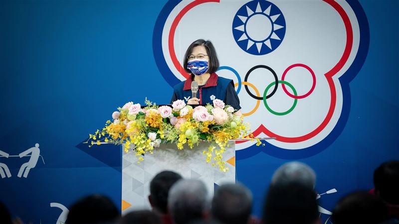 為世運會代表團授旗　蔡英文盼奪佳績