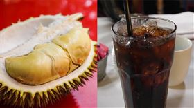 榴槤配汽水，脹氣，中風　（合成圖／PIXABAY）