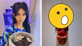 白癡公主與南美館「亞洲的地獄與幽魂展」女鬼撞臉。（圖／翻攝自臉書）