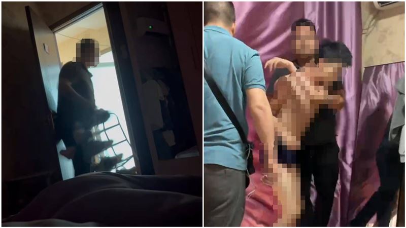 房仲掀被揍男租客　女友崩潰：我沒穿