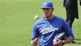 富邦悍將富藍戈亮相。（圖／富邦悍將提供）