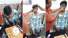 蛋糕,小偷,印度德里,Deepak Madan Deepu,慶生（圖／翻攝自推特）