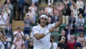 ▲西西帕斯（Stefanos Tsitsipas）首輪輕鬆獲勝。（圖／美聯社／達志影像）