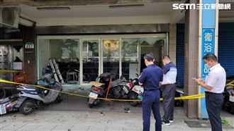 惡煞搭小黃砸店開槍！男中槍自行就醫
