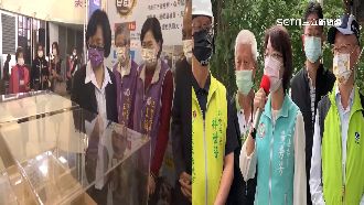 黃秀芳戰彰化　綠營參選人忙做看板