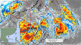 吳聖宇今（29）天表示，南海的熱帶擾動97W已經增強為熱帶性低氣壓。（圖／翻攝自吳聖宇臉書）