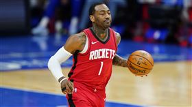▲沃爾（John Wall）1年多沒在NBA出賽，但從訓練影片中能看出他身手依舊。（圖／美聯社／達志影像）