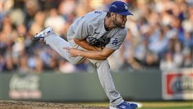 ▲賽揚名投柯蕭（Clayton Kershaw）罕見單場狂失6分。（圖／美聯社／達志影像）