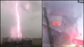 南投,大火,雷擊,民間