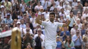 ▲喬科維奇（Novak Djokovic）挺進溫網第3輪。（圖／美聯社／達志影像）