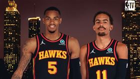 ▲莫瑞（左）將和老鷹隊楊恩組成全新的後場組合。（圖／翻攝自nbatv IG）