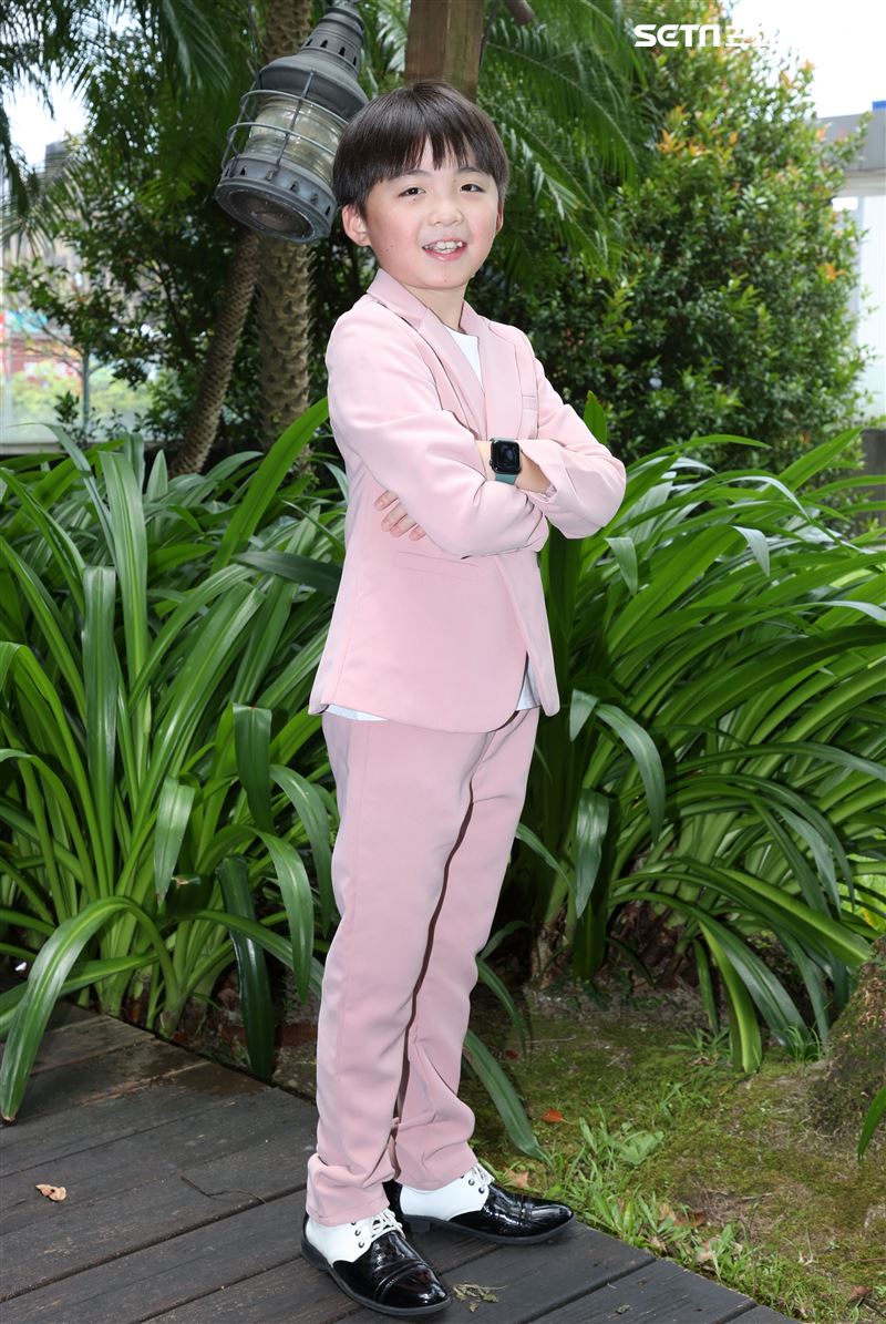 「一家團圓」童星王宥謙三立新聞網專訪。（記者邱榮吉/攝影）