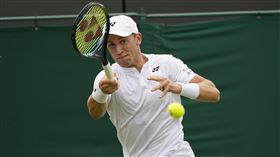 ▲挪威網球好手魯德（Casper Ruud）溫網次輪意外爆冷。（圖／美聯社／達志影像）