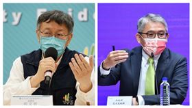 台北市長柯文哲求內政部次長花群群來一場公開辯論。（組合圖／台北市政府、行政院提供)