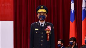 警政署今天舉辦新舊任署長交接，警政署長黃明昭。（圖／記者李依璇攝影）