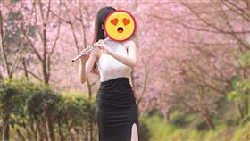 長笛姐姐。（圖／翻攝自IG @lilyflute）