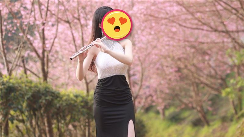 她直笛吹奏芭比Q爆紅　本尊仙氣照曝