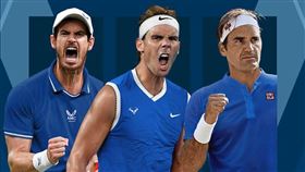 ▲莫瑞將與費德勒和納達爾一同代表歐洲隊出戰拉沃盃。（圖／翻攝自Laver Cup臉書粉專）