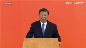 習近平抵達香港（圖／AP授權提供）