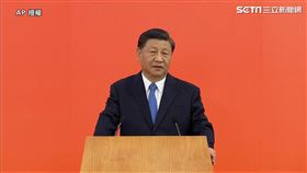 習近平抵達香港（圖／AP授權提供）