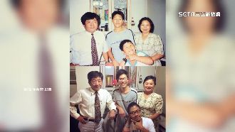 再拍全家福！陳時中次子「俏皮」搶鏡