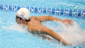 亞運游泳　卓承齊400公尺混合第7（2）2018年雅加達—巨港亞洲運動會，22日晚間進行游泳400公尺混合式決賽，中華隊卓承齊游出4分23秒18，名列第7。中央社記者張新偉雅加達攝　107年8月22日