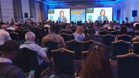 蔡英文主席受邀於國際自由聯盟第63屆大會開幕致詞（圖／民進黨提供）