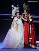 明華園總團「東海鍾離」由孫翠鳳率團彩排。（記者邱榮吉/攝影）