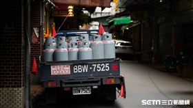 桶裝瓦斯(記者陳弋攝影)