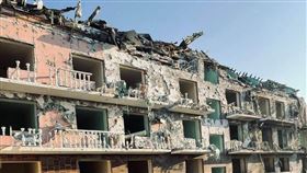 圖為烏克蘭南部城市敖德薩被炸毀的建築物。（圖／翻攝自twitter.com/DefenceU）
