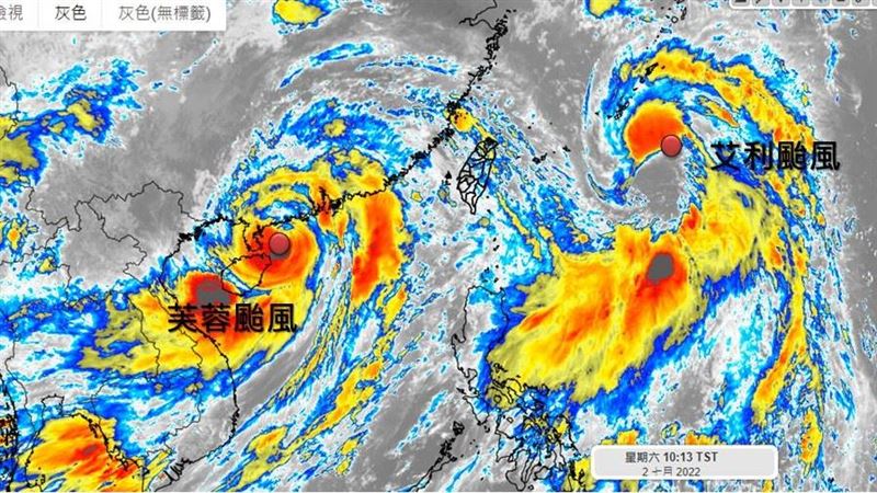 閃過雙颱躲不過大低壓帶　雨彈轟全台