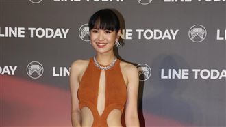 孫盛希挖洞走金曲紅毯　網被晃到頭暈