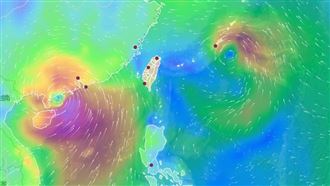雙颱閃過台灣　小心「大低壓帶」降雨