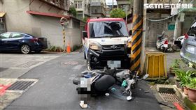 T1聯盟台啤英熊隊隊員簡肇熠酒後騎車撞上貨車遭送辦。（圖／翻攝畫面）
