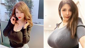  被稱為「人間最強Body」日本前AV沖田杏梨。（圖／翻攝自沖田杏梨 IG）