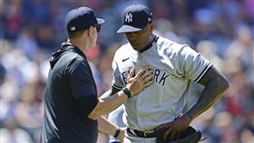 查普曼（Aroldis Chapman）。（圖／美聯社／達志影像）