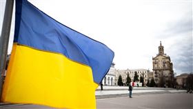 ▲烏克蘭，國旗。（圖／翻攝自烏克蘭最高議會(國會)推特）